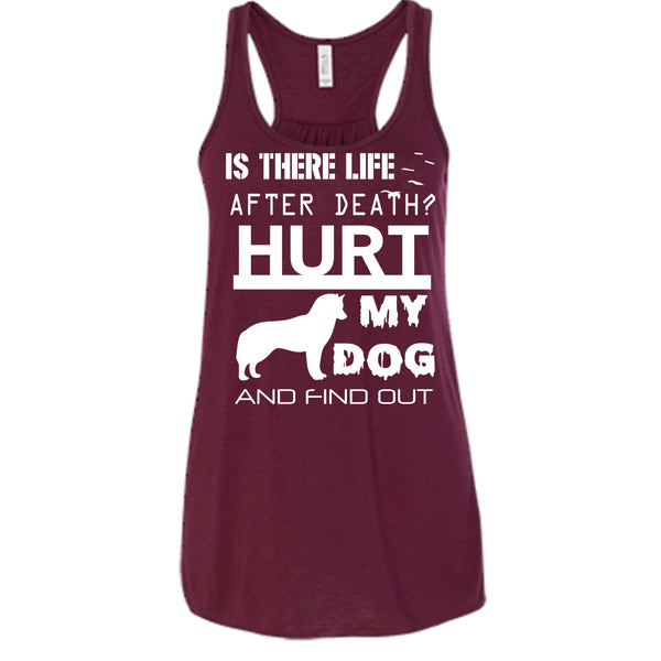 Is There Life After Death T Shirt, Hurt My Dog And Find Out T Shirt, Cool T Shirt