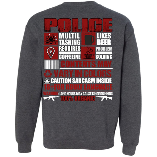 Likes Beer T Shirt, I Love Police Sweatshirt