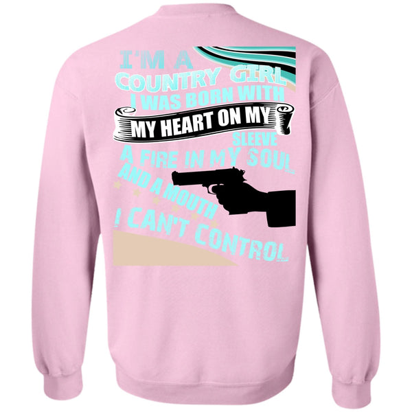 I Love Veteran T Shirt, I'm A Country Girl Sweatshirt