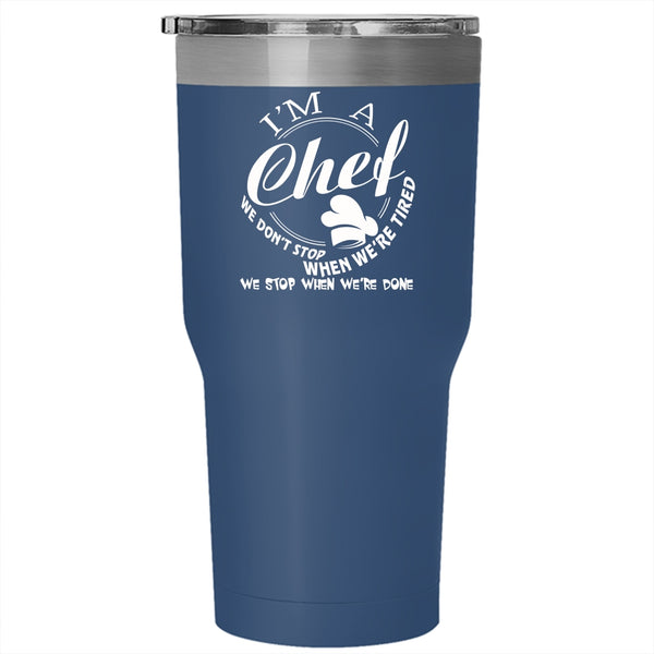 I'm A Chef Tumbler 30 oz Stainless Steel, Awesome Gift For Chef Travel Mug