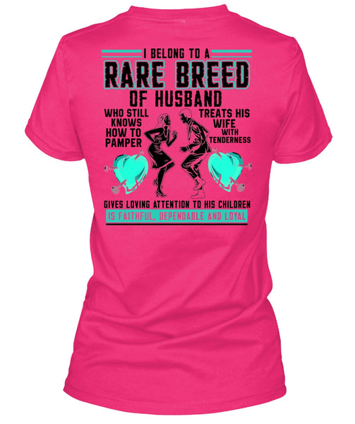 Rare Breed Of Husband T Shirt, I Love Husband T Shirt