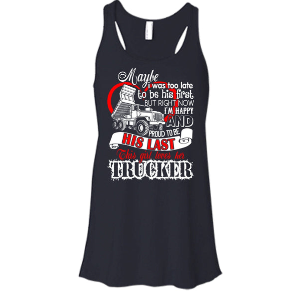 This Girls Loves Her Trucker T Shirt, Coolest Trucker Tank Top
