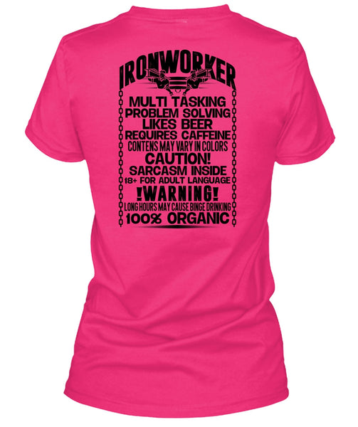 Ironworker Multitasking T Shirt, I Love Ironworker T Shirt