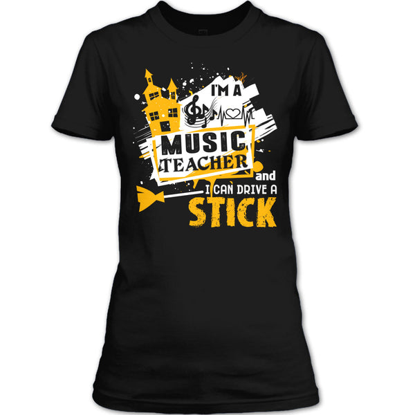 Coolest Halloween T Shirt, I'm A Music Teacher T Shirt
