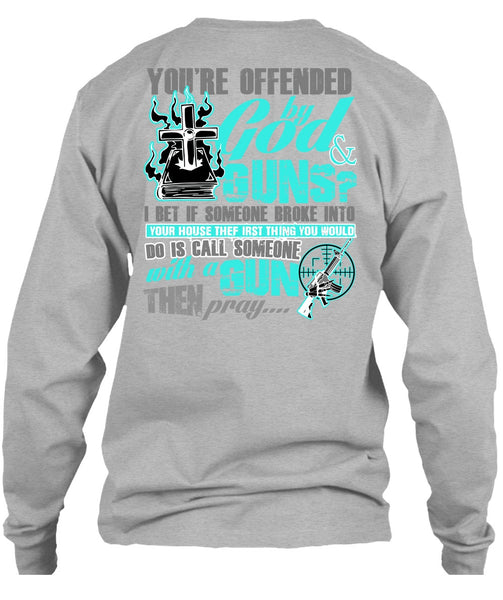 God And Guns T Shirt, I Love Gun T Shirt