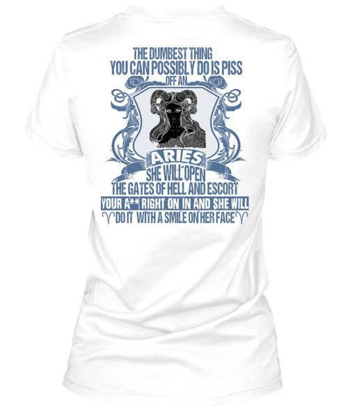 Aries She Will Open The Gates T Shirt, I Love Aries T Shirt