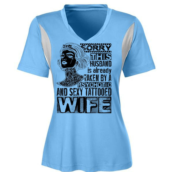 Psychotic And Tattooed Wife T Shirt, I Love Wife T Shirt, Awesome T-Shirts