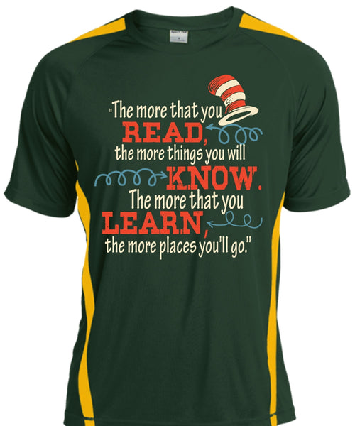 Dr. Seuss T Shirt, The More That You Read T Shirt, The Cat in the Hat T Shirt, You Will Know T Shirt, Cool Shirt
