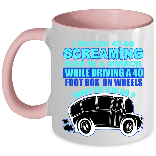 Gift For Bus Driver Coffee Mug, Funny School Bus Driver Accent Mug