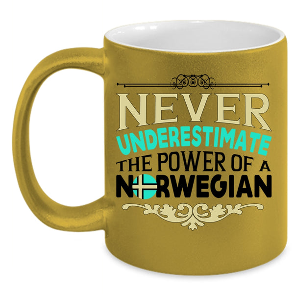 Awesome Norwegian Coffee Mug, The Power Of A Norwegian Accent Mug