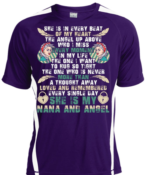 She Is My Nana And Angel T Shirt, Beat Of My Heart T Shirt, Cool Shirt