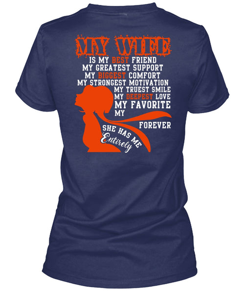 My Wife Is My Best Friend T Shirt, I Love Wife T Shirt