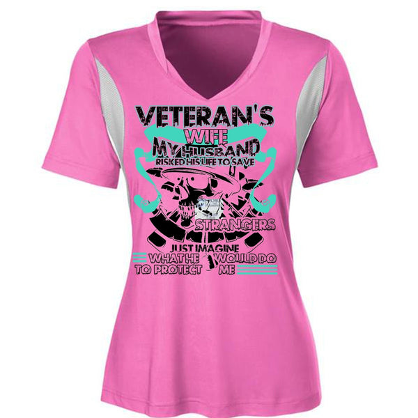Veteran's Wife T Shirt, I Love Veteran T Shirt, Awesome T-Shirts
