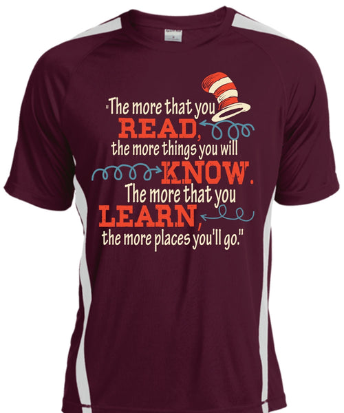 Dr. Seuss T Shirt, The More That You Read T Shirt, The Cat in the Hat T Shirt, You Will Know T Shirt, Cool Shirt