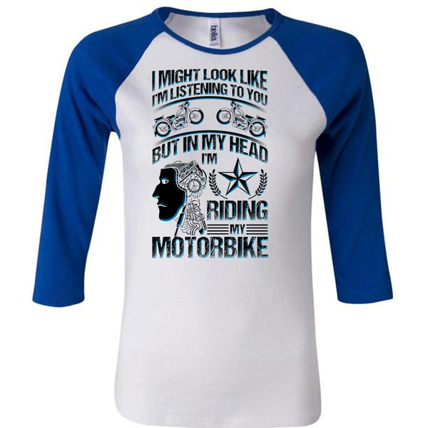 Riding My Motorbike T Shirt, Being A Biker T Shirt, Awesome T-Shirts