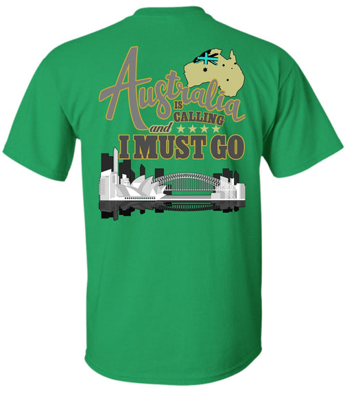 Australia Is Calling T Shirt, I Love Australia T Shirt