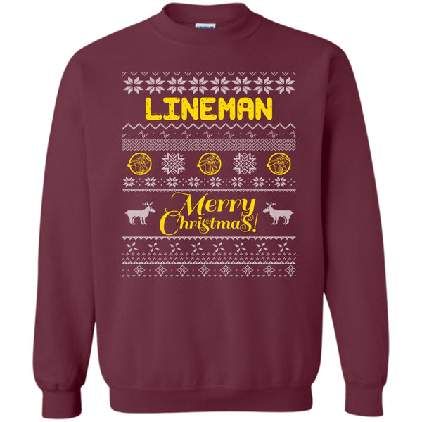 Coolest Lineman T Shirt, Gift For Merry Christmas Sweatshirt
