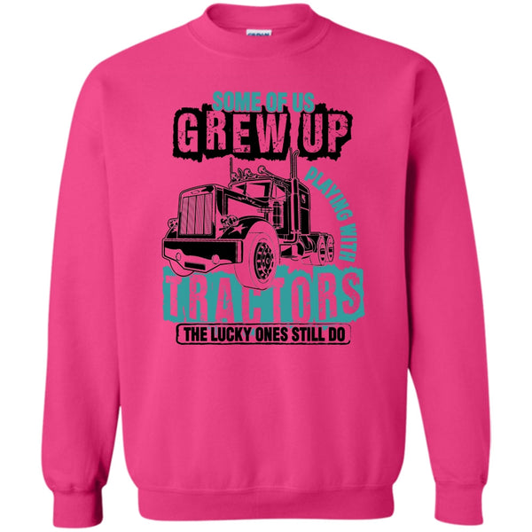 I Love Tractor T Shirt, Playing With Tractor Sweatshirt