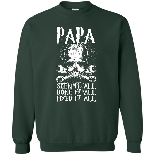 Done It All Fixed It All T Shirt, Coolest Papa Ever Sweatshirt