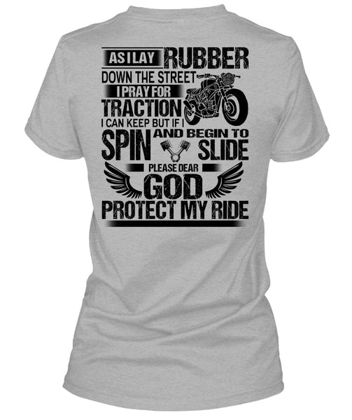 God Protect My Ride T Shirt, I Love Biker T Shirt