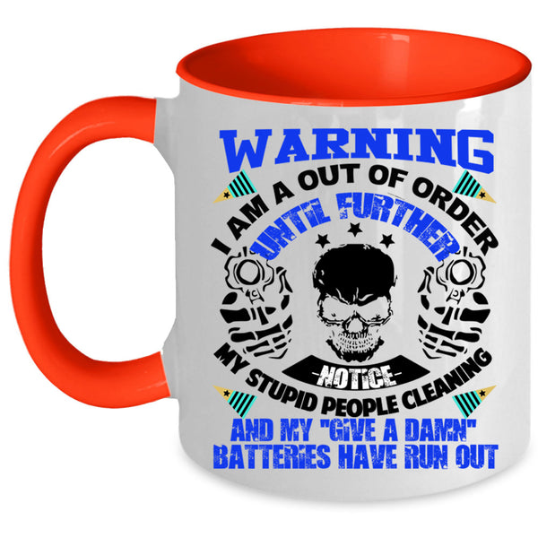 American Flag Coffee Mug, Cool Veteran Accent Mug