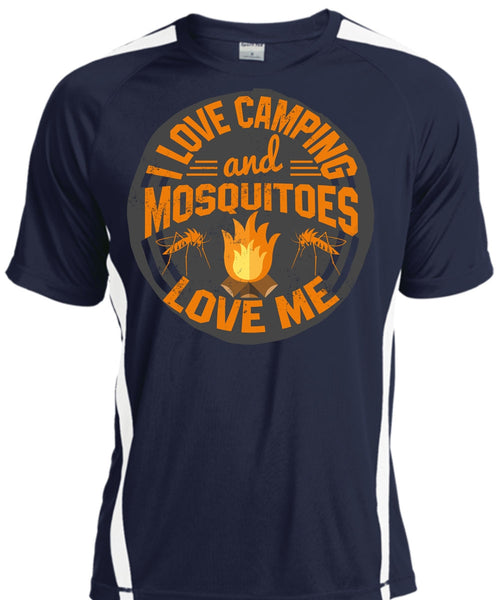 I Love Camping And Mosquitoes Love Me T Shirt, Being A Camper T Shirt, Cool Shirt