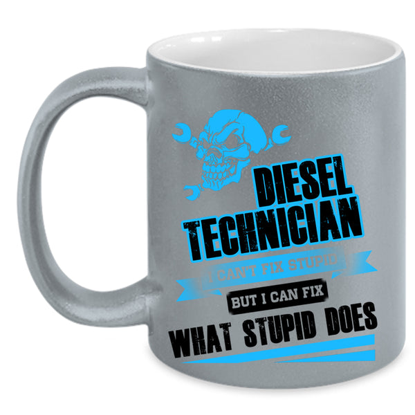 Cool Gift For Technician Coffee Mug, Diesel Technician Accent Mug