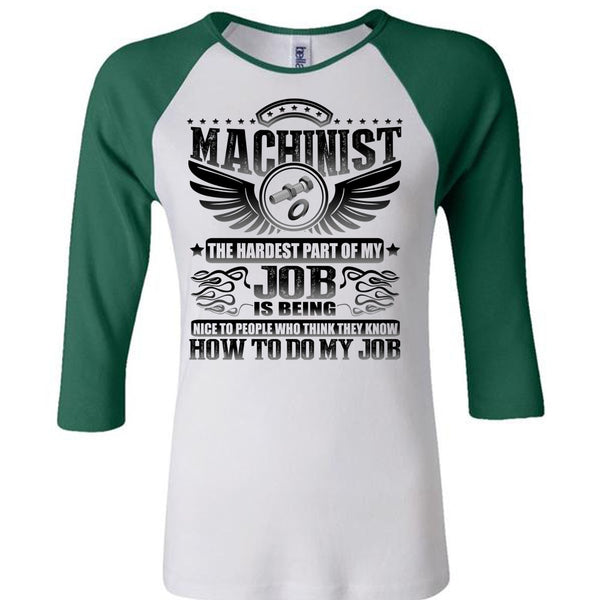 Machinist The Hardest T Shirt, I Love Machinist T Shirt, Awesome T-Shirts