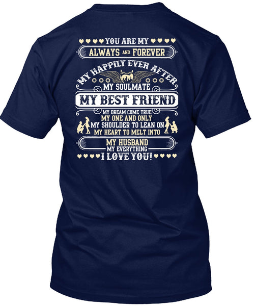 My Husband My Everything T Shirt, I Love You T Shirt