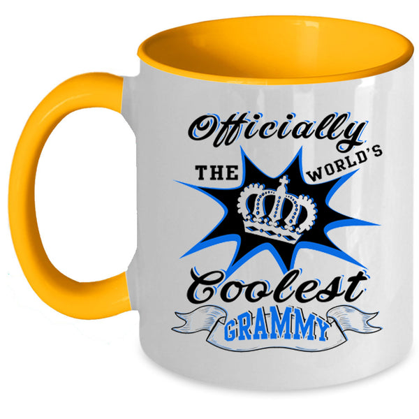 Cool Grandmas Coffee Mug, The World's Coolest Grammy Accent Mug