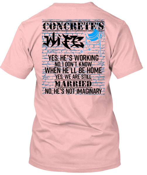 Concrete's Wife T Shirt, I Love My Wife T Shirt