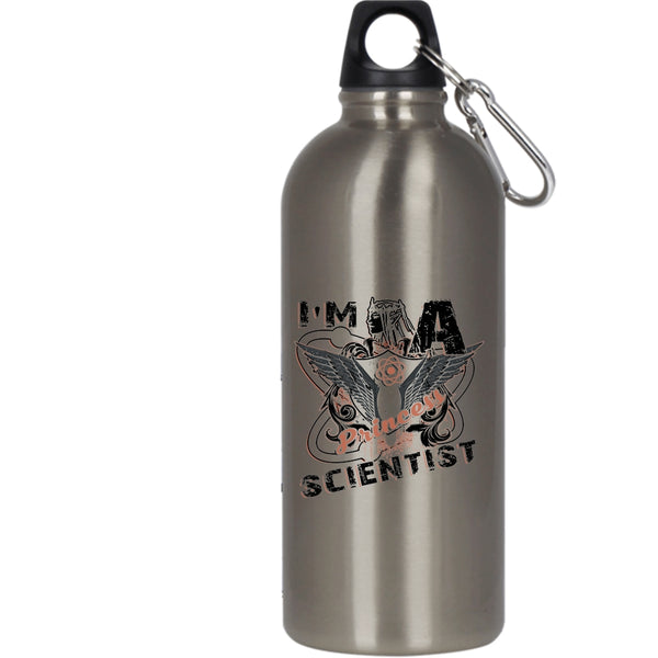 I'm A Princess Scientist 20 oz Stainless Steel Bottle,Cool Gift For My Daughter Outdoor Sports Water Bottle