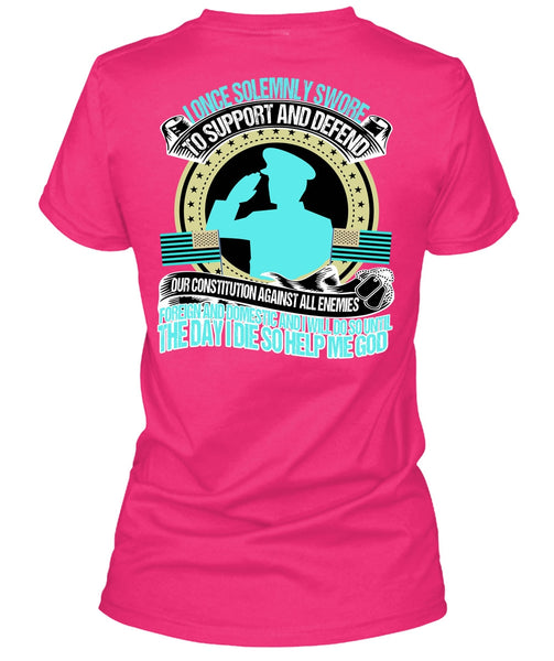 I Once Solemnly Swore T Shirt, I Love Veteran T Shirt