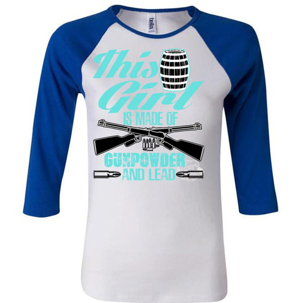 This Girl Is Made Of Gunpowder T Shirt, I Love Veteran T Shirt, Awesome T-Shirts