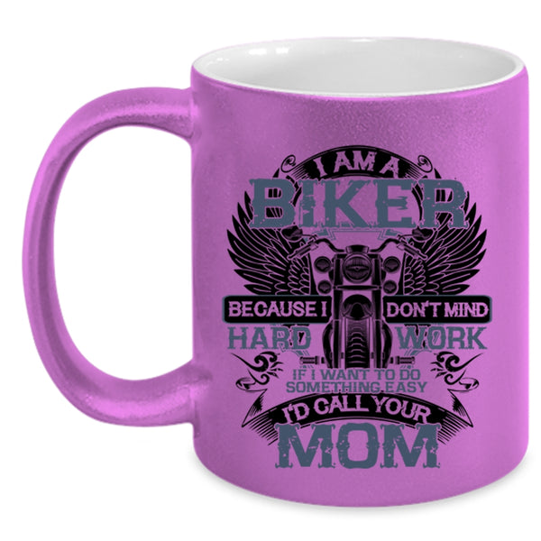 Awesome Gift For Bikers Coffee Mug, I Am A Biker Accent Mug