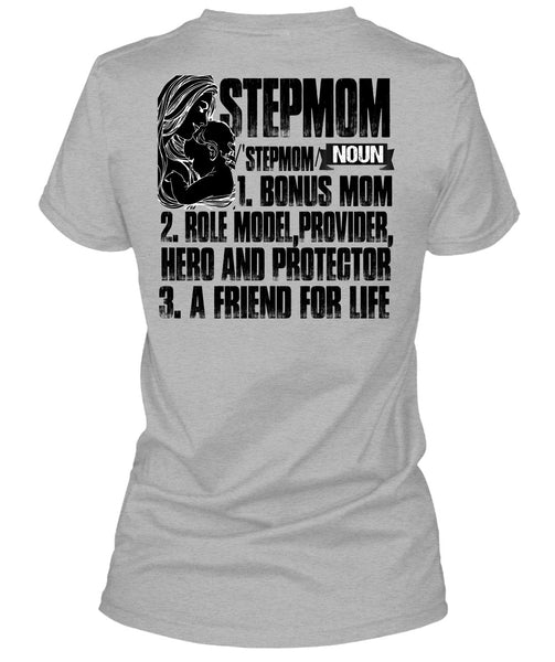 Step Mom T Shirt, I Love Mom T Shirt