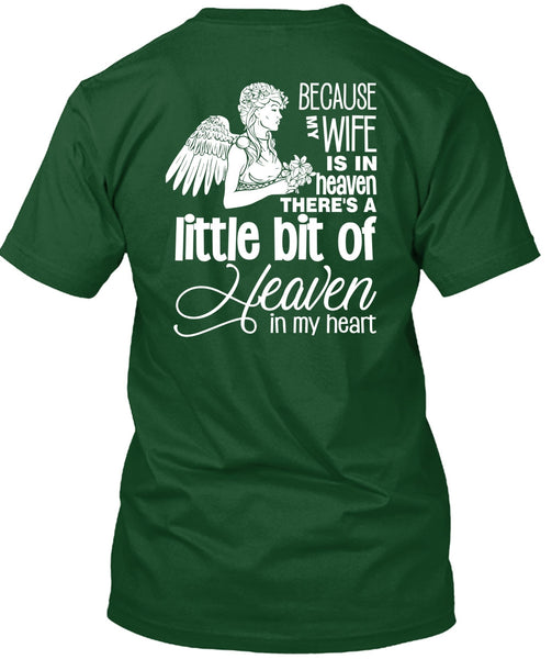 My Wife Is In Heaven T Shirt, I Love My Wife T Shirt