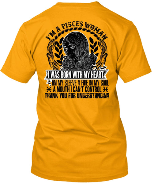 I'm A Pisces Woman T Shirt, I Love Pisces T Shirt