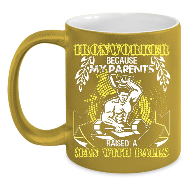 Ironworker Coffee Mug, Cool Gift For Ironworkers Coffee Cup