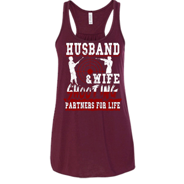 Husband & Wife T Shirt, Shooting Partners For Life T Shirt, Cool T Shirt