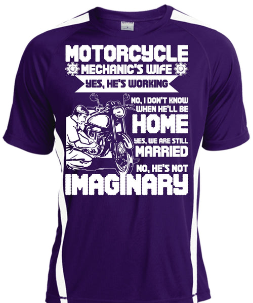 Motorcycle Mechanic's Wife T Shirt, We Are Still Married T Shirt, Cool Shirt