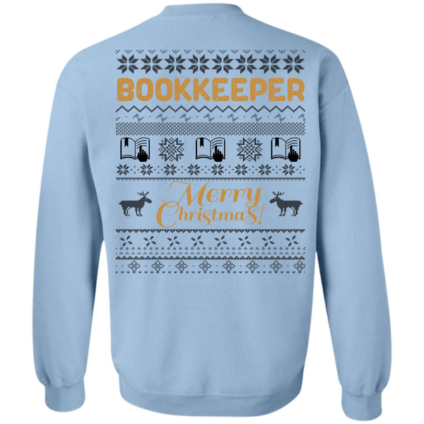 I Love Reading T Shirt, Bookkeeper Merry Christmas Sweatshirt