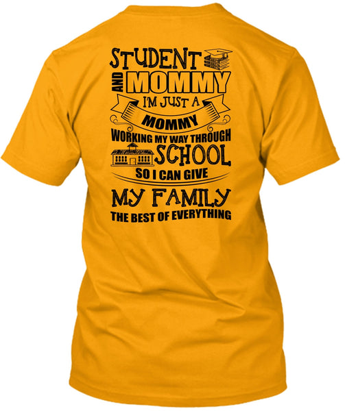 Student And Mommy T Shirt, I Love School T Shirt