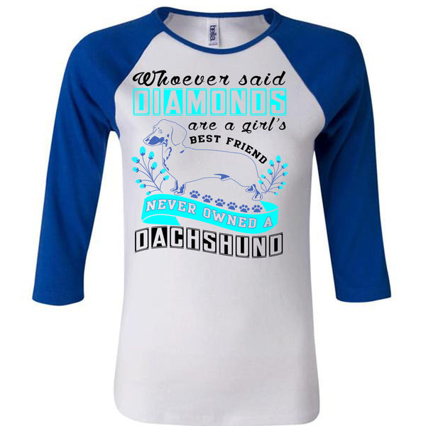 Diamond Are A Girl's Best Friend T Shirt, I Love My Dog T Shirt, Awesome T-Shirts