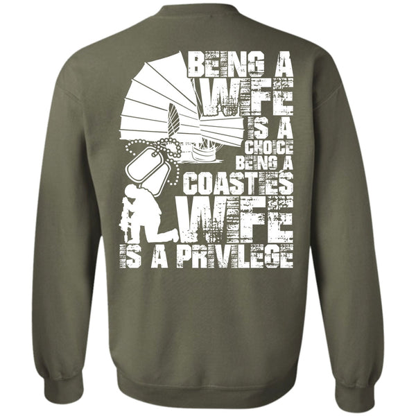 Coasties Wife T Shirt, I Love Wife Sweatshirt