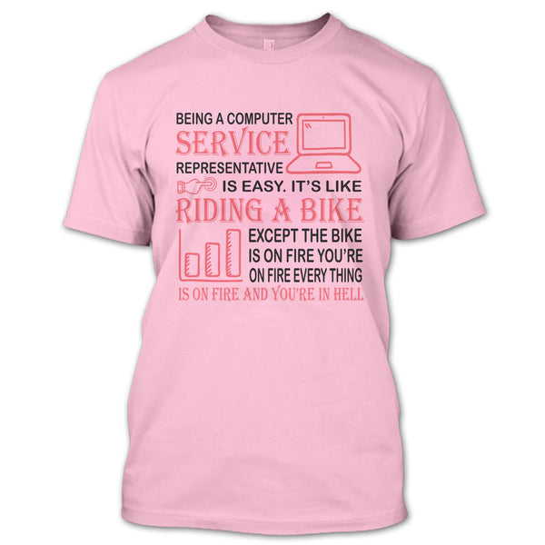 Being A Computer Service Representative T Shirt, Coolest Computer Service Representative T Shirt