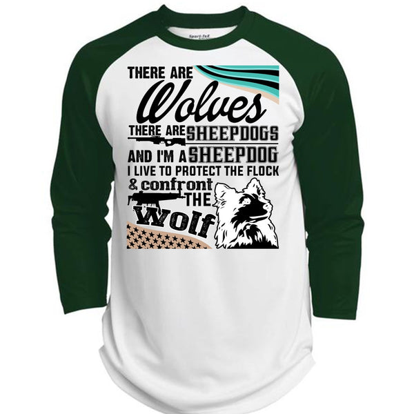 Confront The Wolf T Shirt, There Are Wolves T Shirt, Awesome T-Shirts  (Polyester Game Baseball Jersey)