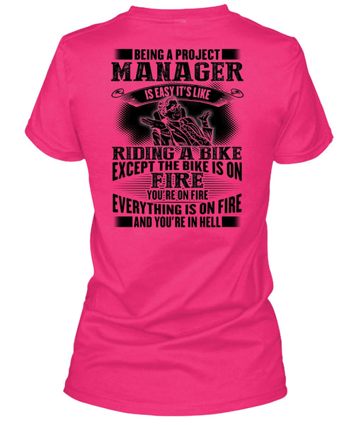 Being A Project Manager T Shirt, I Love Manager T Shirt