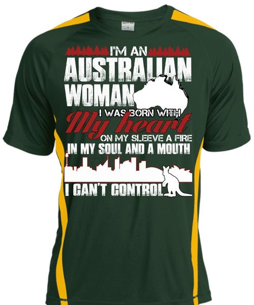 I'm An Australian Woman T Shirt, I Can't Control T Shirt, Cool Shirt