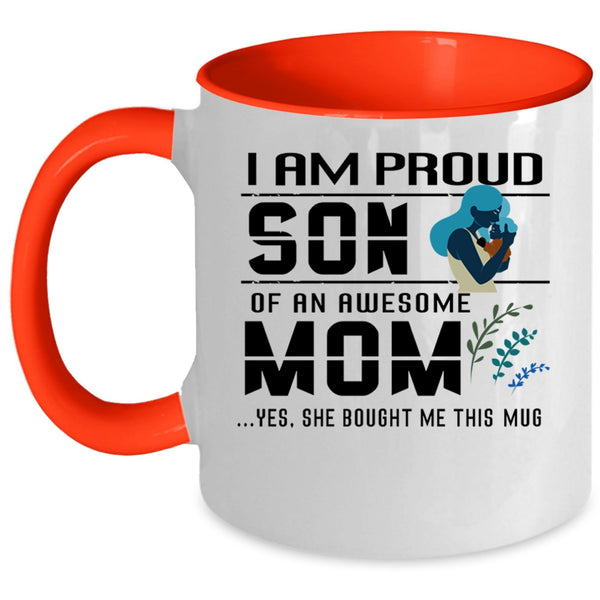 Cute Moms Coffee Mug, Only The Best Moms Are Promoted To Grandmas Accent Mug
